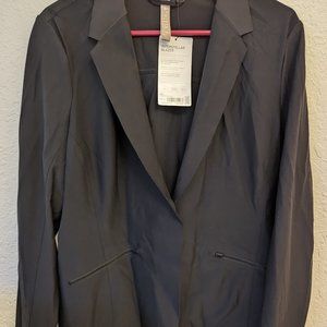 Athleta Interstellar Black Blazer 14 NWT
